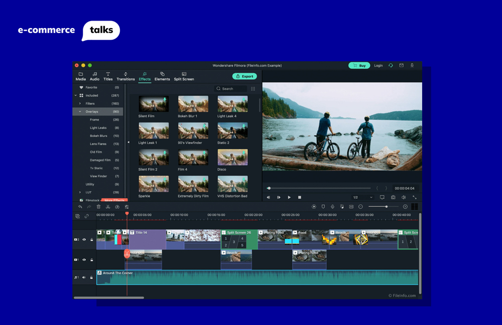 Filmora helps to edit videos more easily
