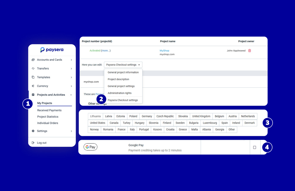 Kaip išjungti Google Pay atsiskaitymo būdą?