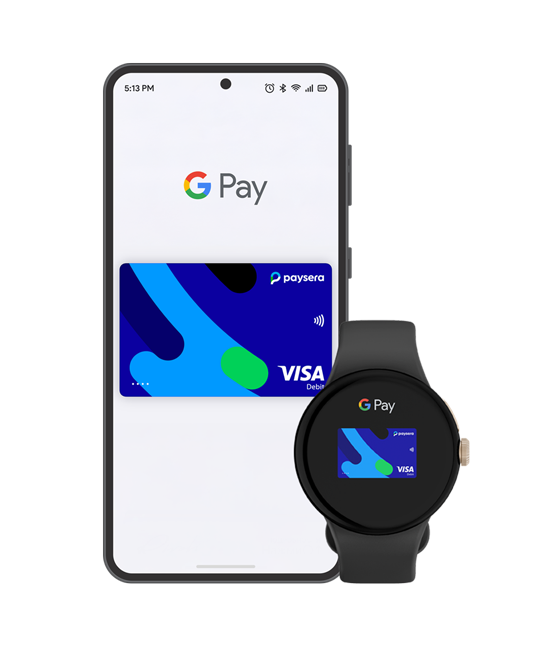 Google Pay Paysera